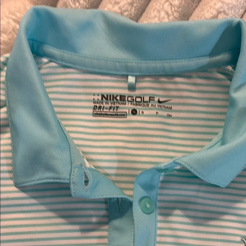 Nike Blue Blouse Moisture-Wicking Athletic Style